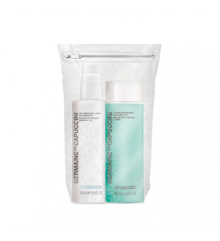 Balance Skin Duo. Gel Desmaquillante Equilibrante - Loción Purificante Equilibrante de Germaine de Capuccini
