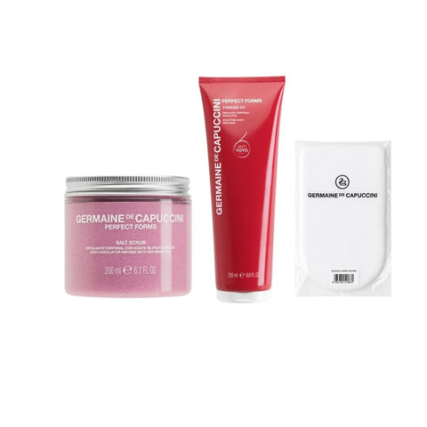 Pack Perfect Forms. Salt Scrub + Forever Fit de Germaine de Capuccini