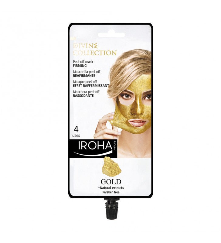 Divine collection. Mascarilla Peel Off Reafirmante Oro - IROHA NATURE - Iroha Nature