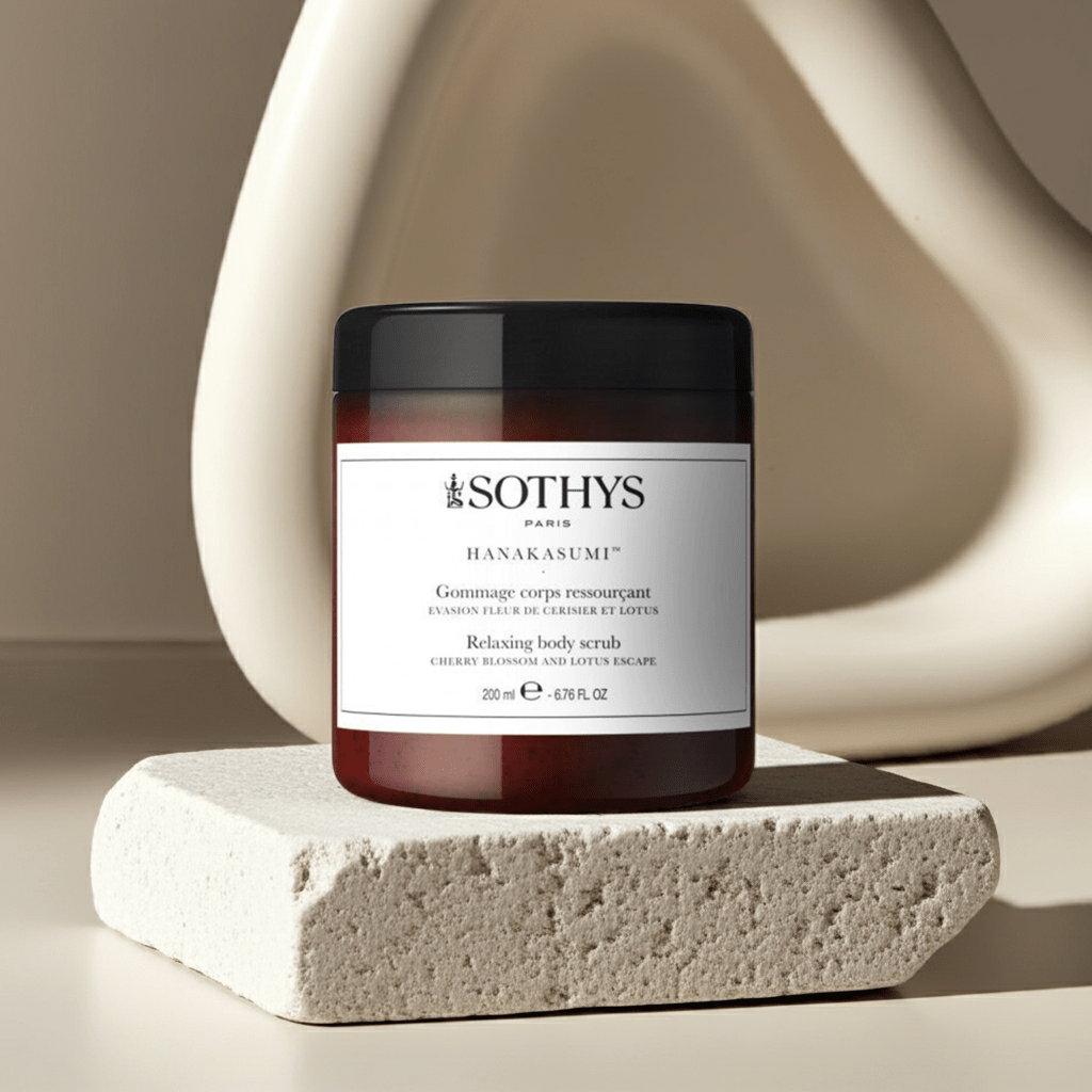 Corporal. Evasión Flor de cerezo y loto. Gommage revitalizante - SOTHYS - Sothys