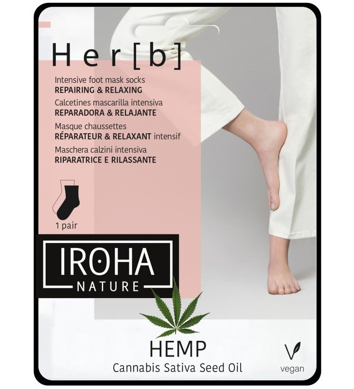 Manos y pies. Calcetines Mascarilla Reparadores y relajantes - IROHA NATURE thumbnail