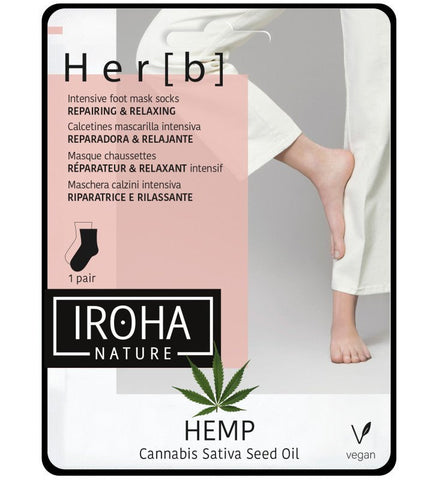 Manos y pies. Calcetines Mascarilla Reparadores y relajantes - IROHA NATURE