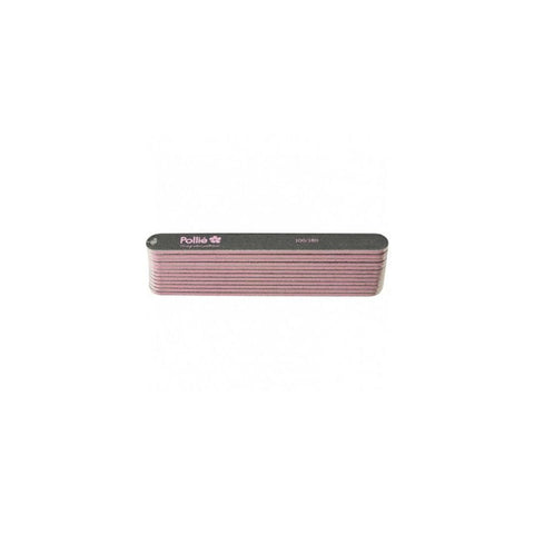 Pollié - Pack 12 limas de uñas 100/180 Profesional