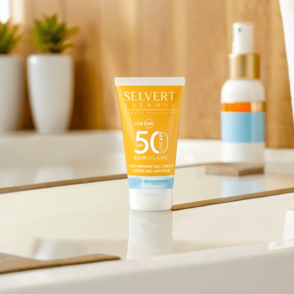 Sun Care. Age Prevent Gel-Cream SPF50 - Selvert Thermal thumbnail