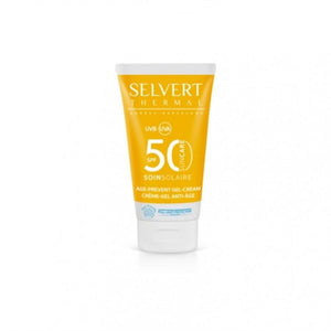 Sun Care.  Age Prevent Gel-Cream con color SPF50 - Selvert Thermal
