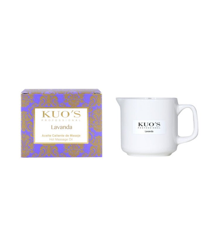 Kuo's Professional - Velas para Masaje. Vela de Aceite Caliente Lavanda - Kuo's Professional