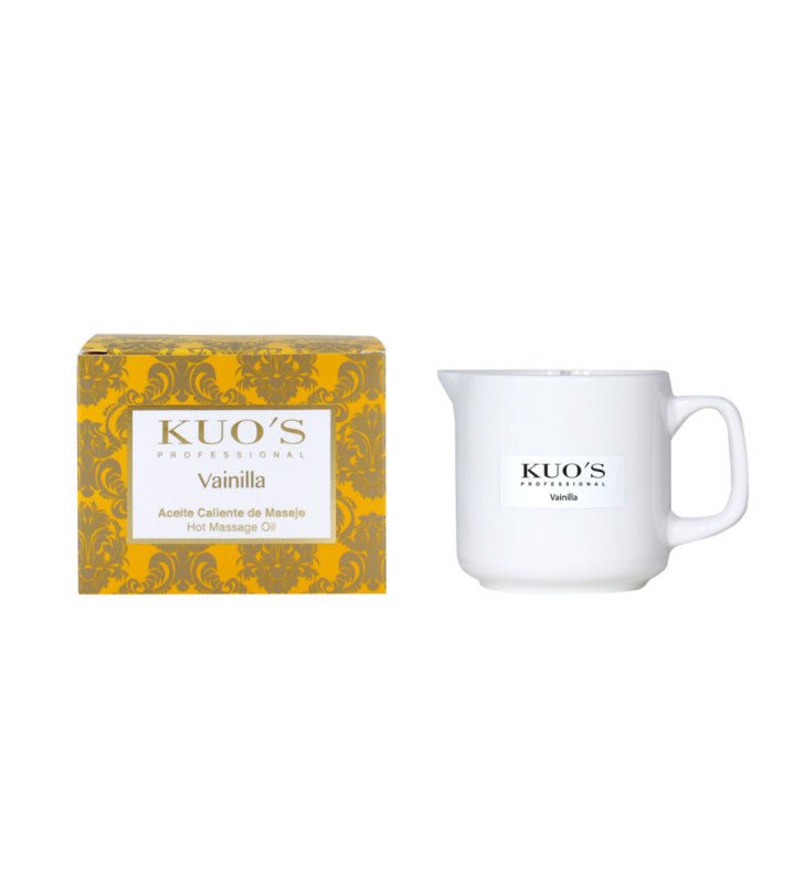 Kuo's Professional - Velas para Masaje. Vela de Aceite Caliente Vainilla - Kuo's Professional