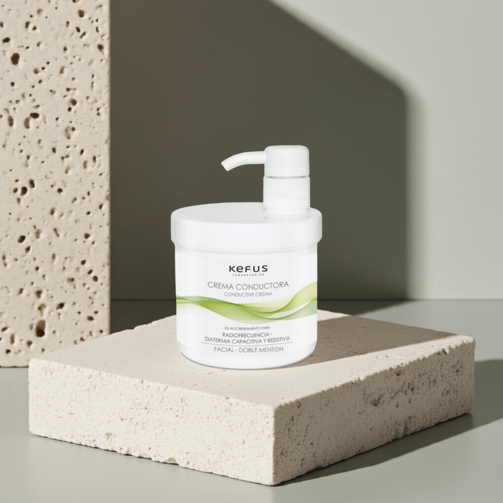 Kefus – Crema Conductora Radiofrecuencia Facial Doble Mentón Profesional - Kefus