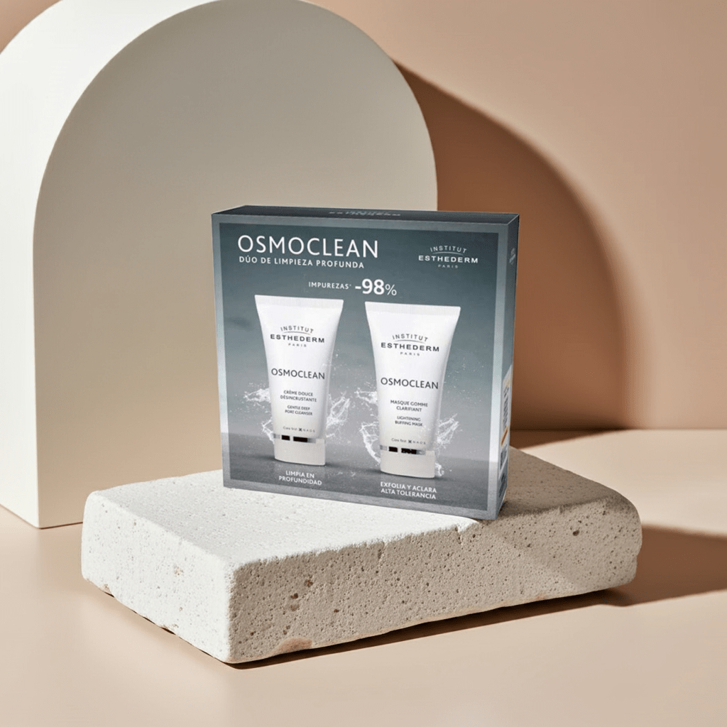Dúo Osmoclean. Crème Douce Desincrustante + Masque Gomme Clarifiant - INSTITUT ESTHEDERM thumbnail