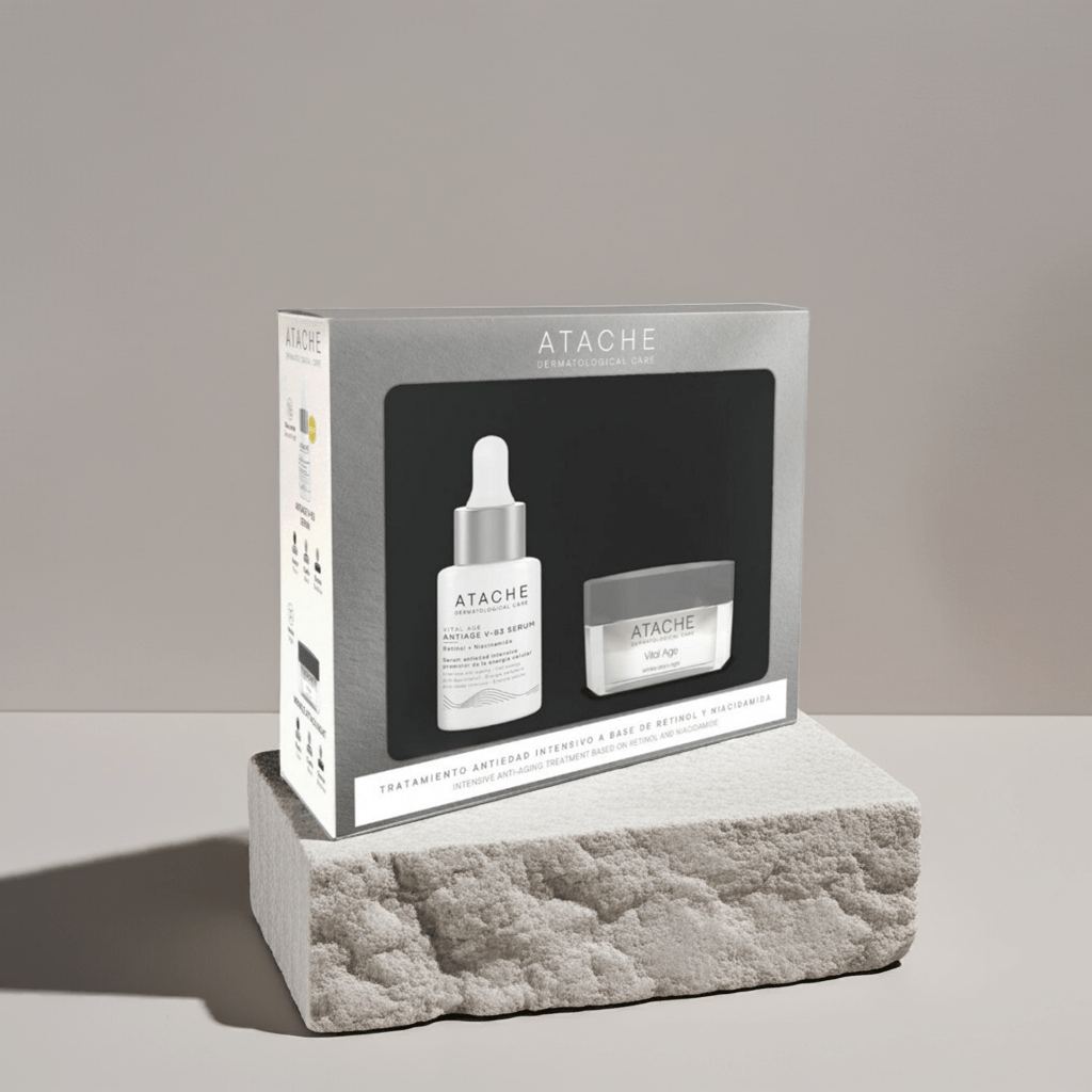 Pack Antiage V-B3 Serum + Wrinkle Attack Night de Atache thumbnail