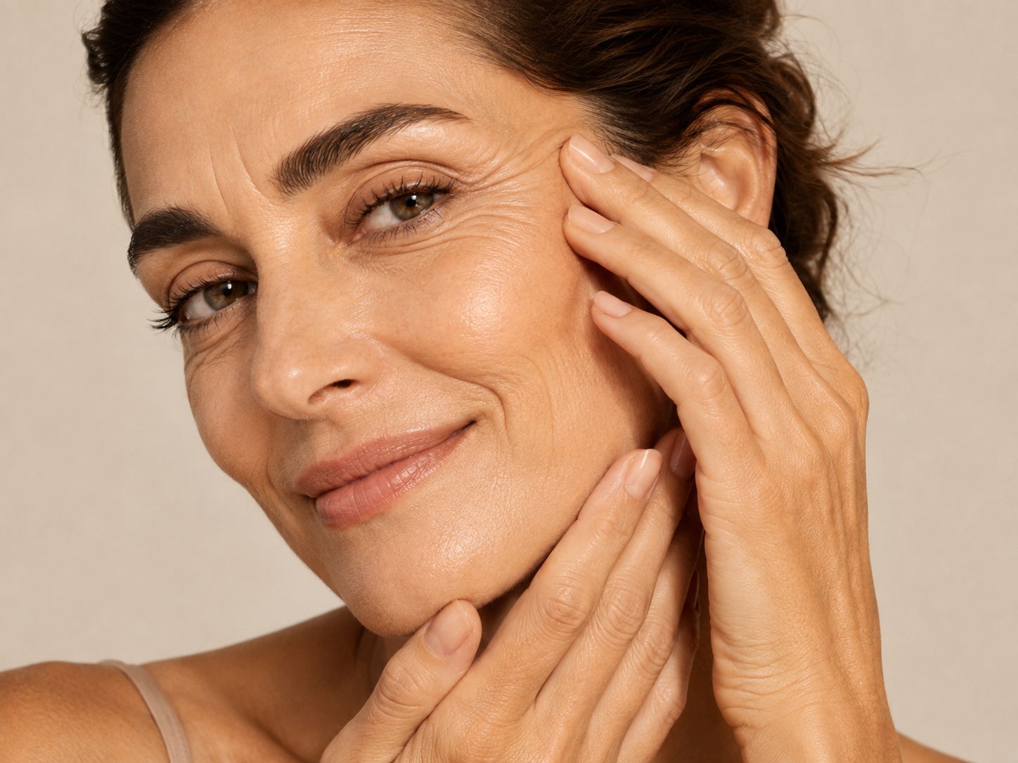 Cosmética facial antiarrugas