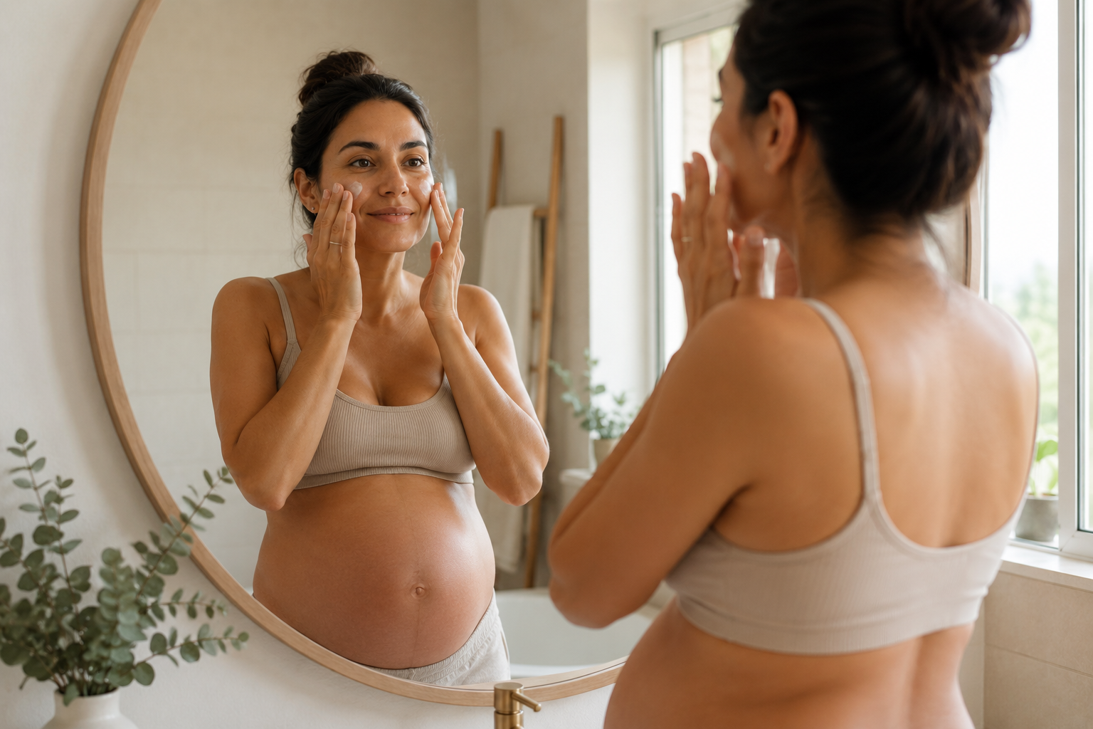 Cosmética facial para embarazo y lactancia