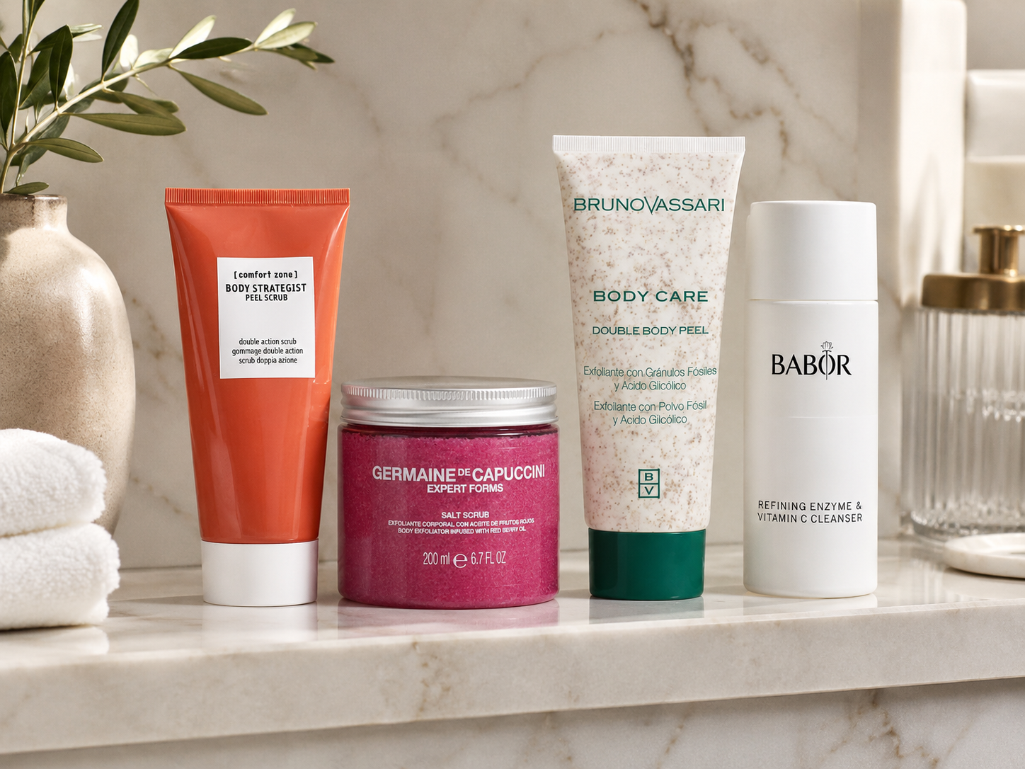 Peelings y exfoliantes corporales