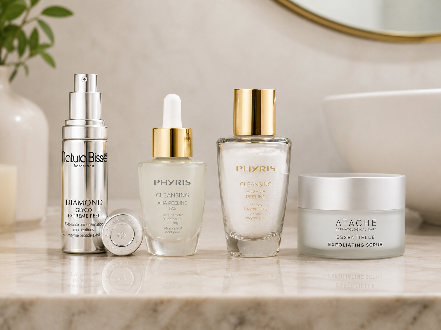 Peelings y exfoliantes faciales