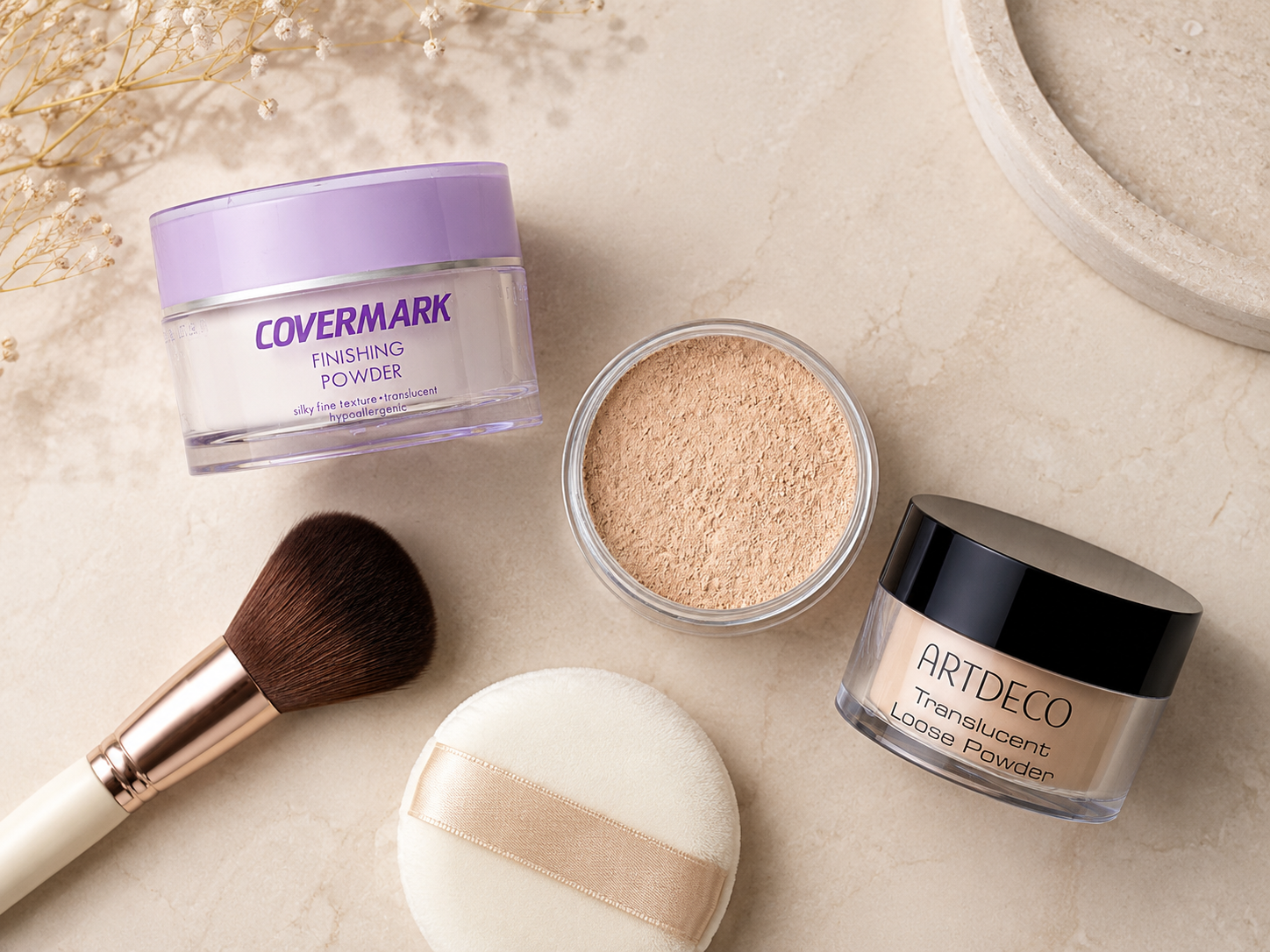 Polvos de maquillaje