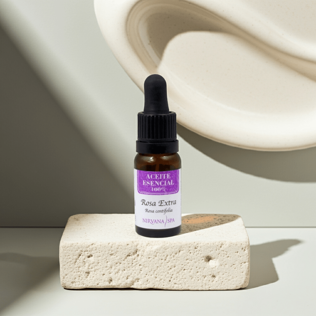 Nirvana Spa - Aceite Esencial Rosa Extra Profesional - Nirvana Spa