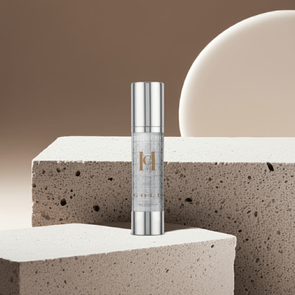 Facial Lines. Gold Cream - Medical Cosmetics - Medical Cosmetics