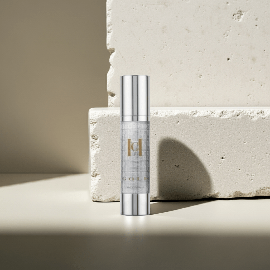 Facial Lines. Gold Cream - Medical Cosmetics - Medical Cosmetics