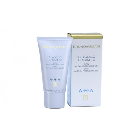 Aha. Glycolic Cream 10, Antiarrugas - BRUNO VASSARI