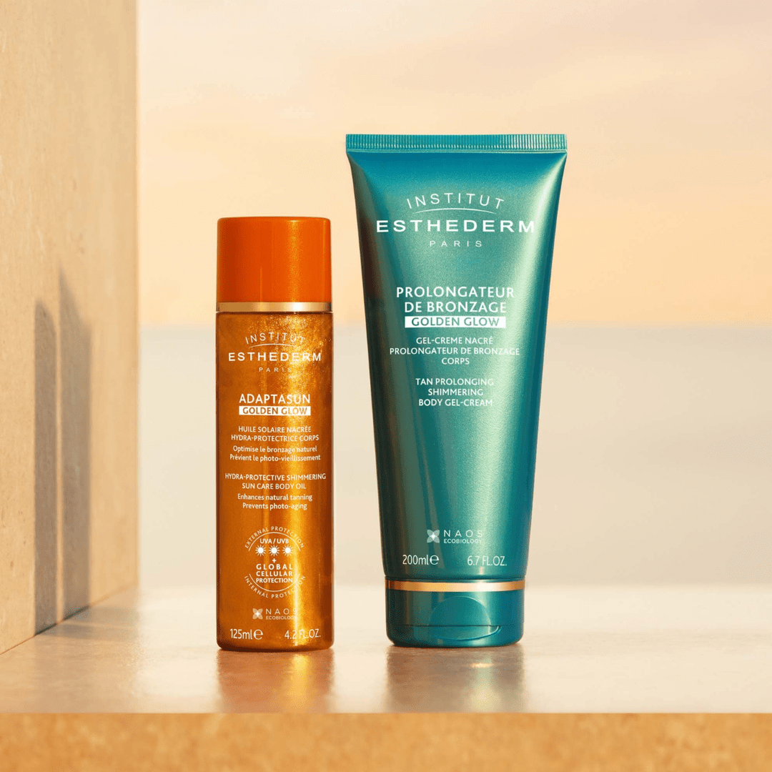 Aceite Solar Sol Fuerte acabado Golden Glow - Adaptasun de Institut Esthederm - Institut Esthederm