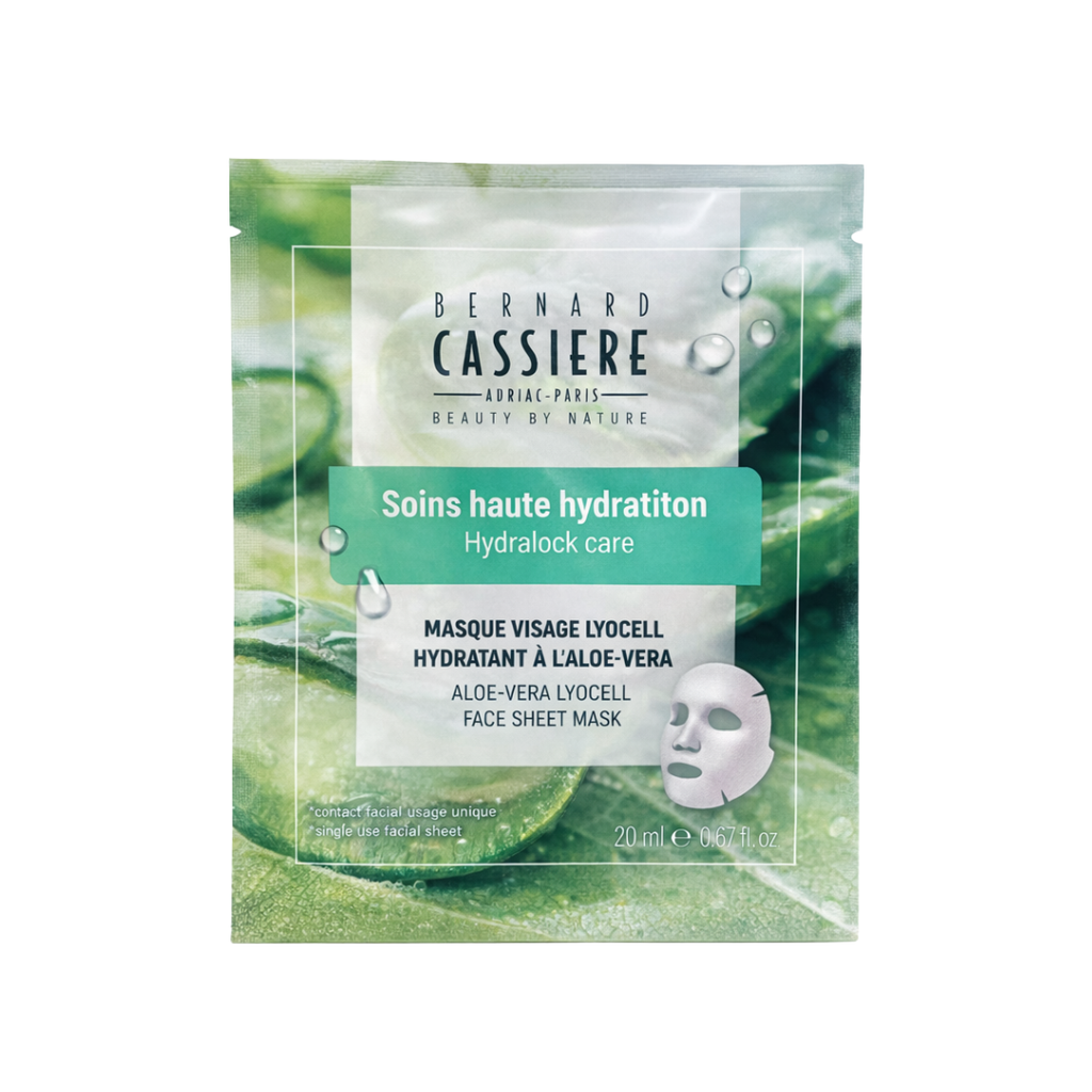 🎁 Aloe-Vera Lyocell Face Sheet Mask - Springwater de Bernard Cassiere (100% off)