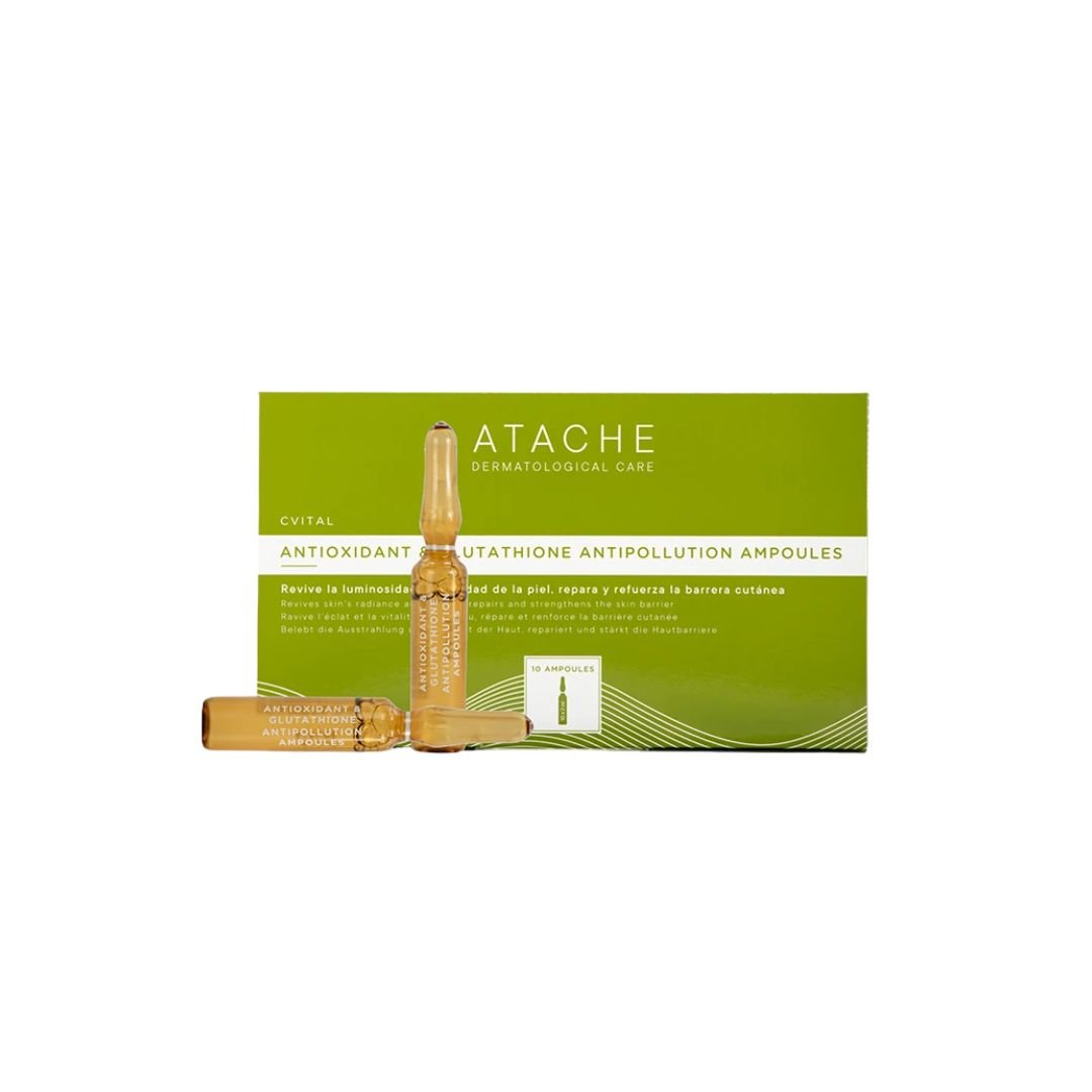 Antioxidant & Glutatione Antipollution Ampoules - CVital de Atache - Atache