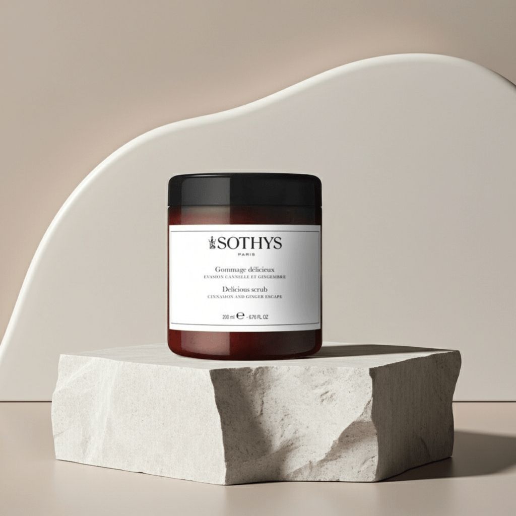 Corporal. Evasión 100% a medida. Gommage delicioso canela y jenjibre - SOTHYS - Sothys