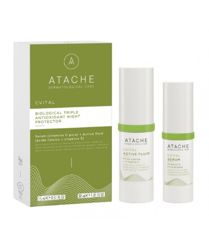 Pack Biological Triple Antioxidant Night Protector - CVital de Atache - Atache