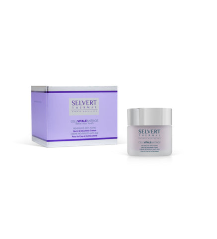 Cellvitale Antiage. Umgekehrter Anti -Aging -Hals & Decolleté - Saverta