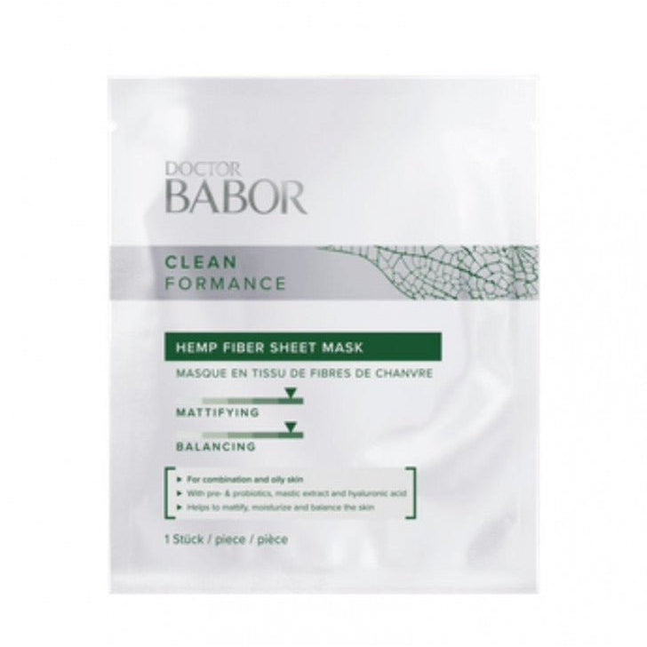 Hemp Fiber sheet Mask - Cleanformance de Doctor Babor - D. Babor