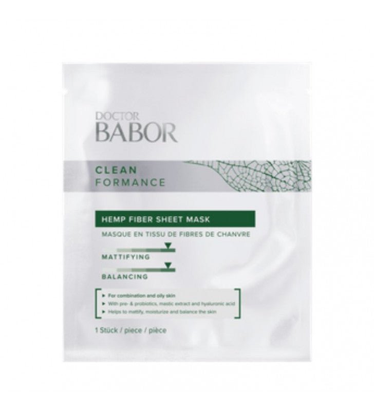 Hemp Fiber sheet Mask - Cleanformance  de Doctor Babor