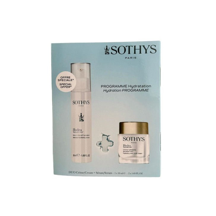 Cofre Hydra Acid 4. Crème Hydratante Jeunesse Satin + Suero Intensivo Hidratante - SOTHYS - Sothys