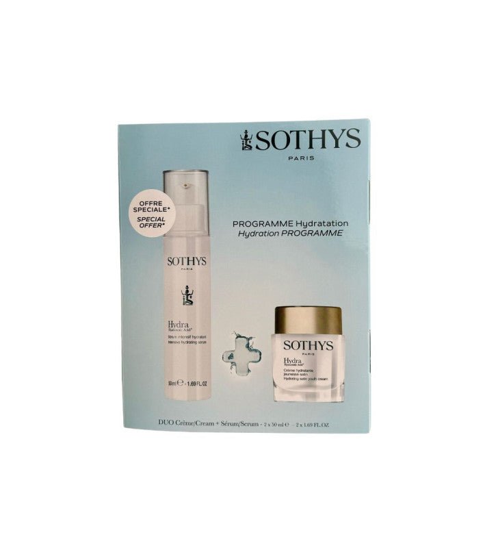 Cofre Hydra Acid 4. Crème Hydratante Jeunesse Satin + Suero Intensivo Hidratante - SOTHYS - Sothys