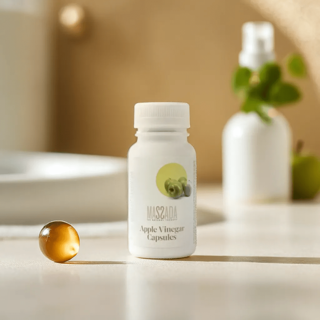 Complementos Dietéticos. Cápsulas Vinagre de Manzana - Massada - Massada