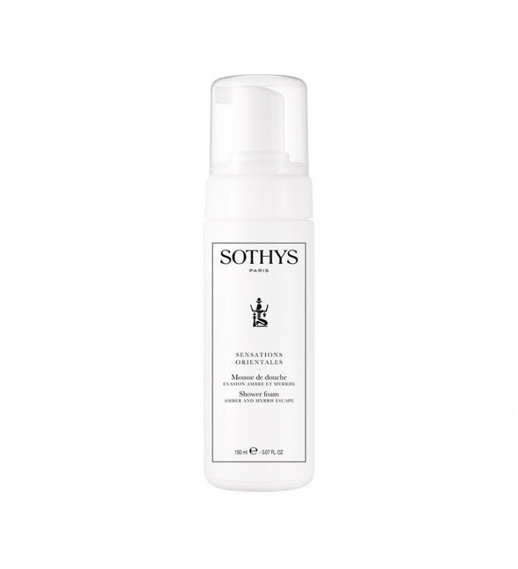 Corporal. Sensations orientales. Mousse de ducha ámbar y mirra - SOTHYS - Sothys