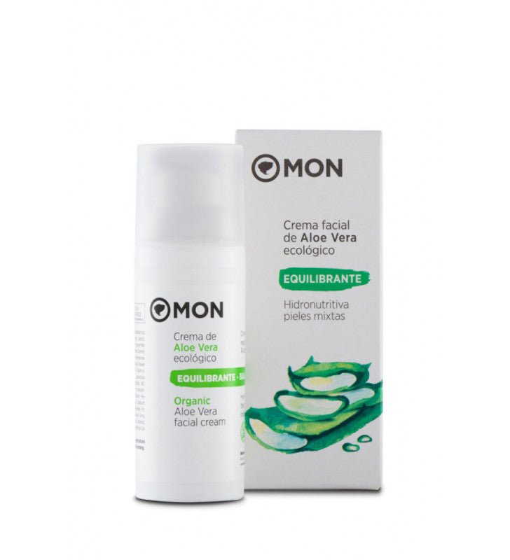 Crema Facial Equilibrante de Aloe Vera  de Mon Deconatur