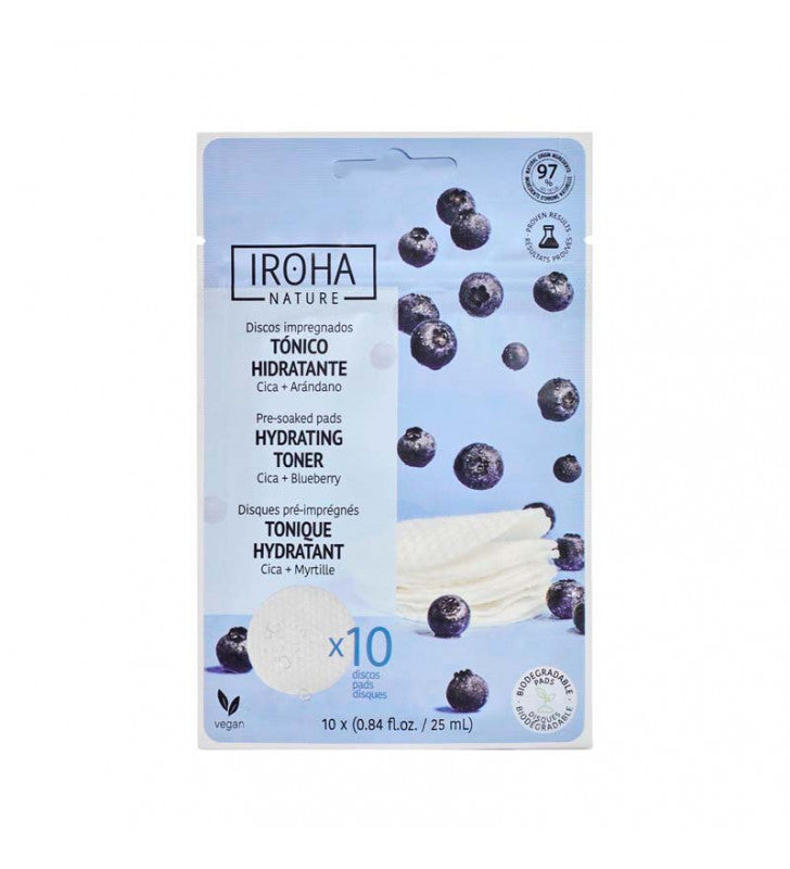 Impregnated discs. Moisturizing tonic - IROHA NATURE thumbnail