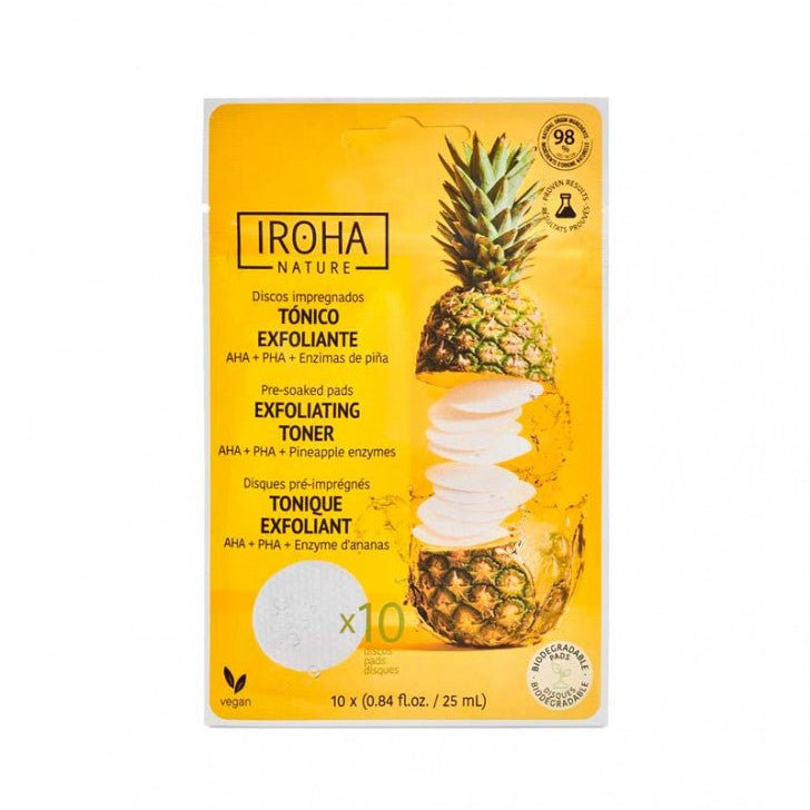 Discos impregnados. Tónico Exfoliante - IROHA NATURE - Iroha Nature