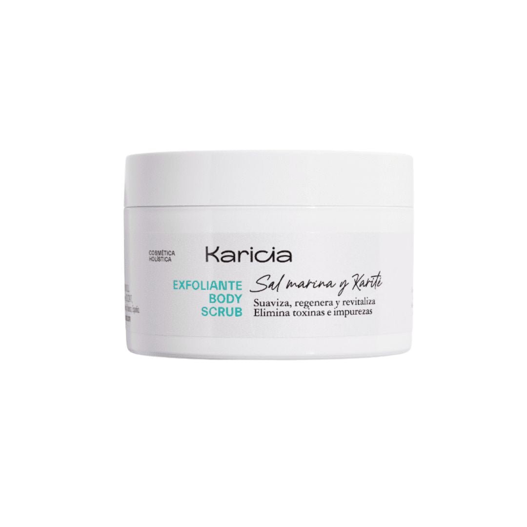 Exfoliante Body Scrub Sal marina y Karité - Cuidado Corporal de Karicia - Cosmeticos24h