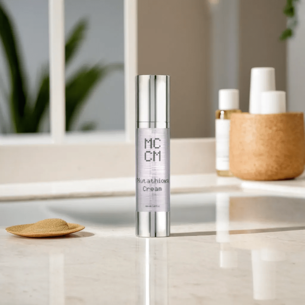 Facial Lines. Glutathione Cream - Medical Cosmetics - Medical Cosmetics
