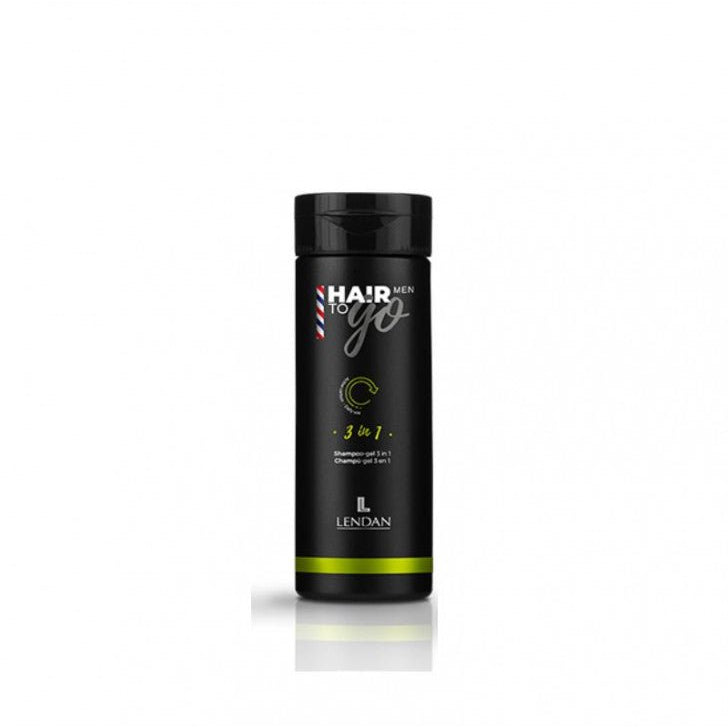 Hair to go Men. 3 in 1 Gel champú y gel de afeitado - LENDAN - Lendan Cosmetics