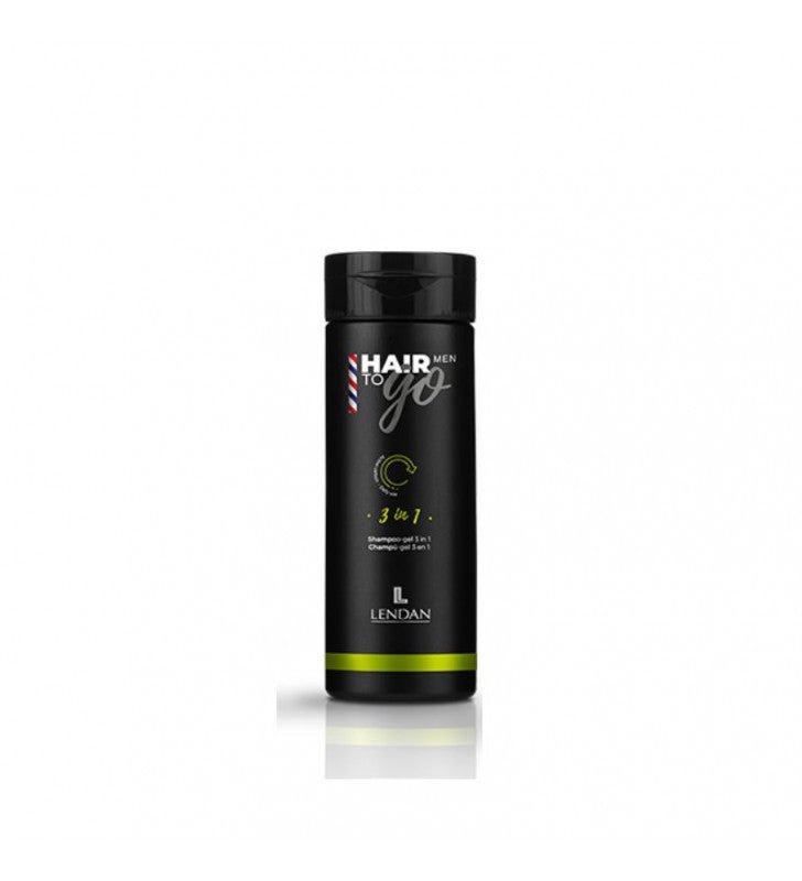 Hair to go Men. 3 in 1 Gel champú y gel de afeitado - LENDAN - Lendan Cosmetics
