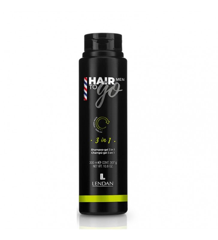 Hair to go Men. 3 in 1 Gel champú y gel de afeitado - LENDAN - Lendan Cosmetics
