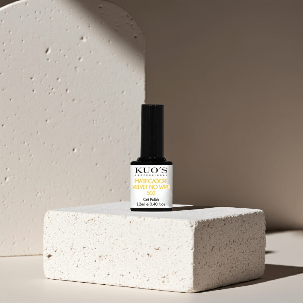 Kuo's Professional - Acabados Gel Polish. Matificador Velvet No Wiper 502 - Kuo's Professional