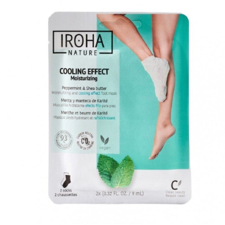 Manos y pies. Calcetines Mascarilla Hidratantes con efecto frío - IROHA NATURE - Iroha Nature