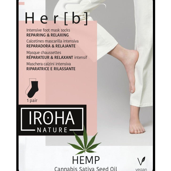 Manos y pies. Calcetines Mascarilla Reparadores y relajantes - IROHA NATURE - Iroha Nature