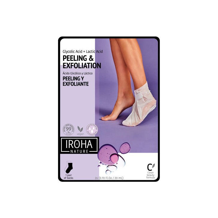 Manos y pies. Calcetines mascarilla Peeling y exfoliantes - IROHA NATURE - Iroha Nature