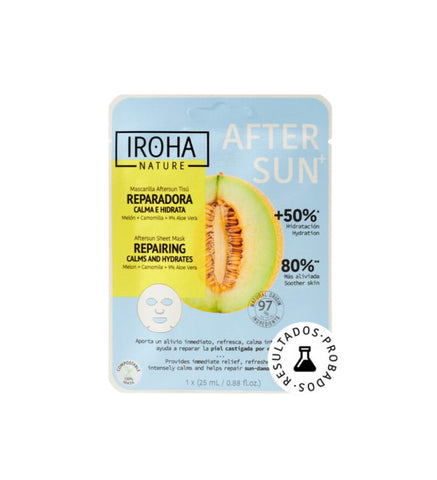 Aftersun -Masken. Reparatur - Iroha Nature