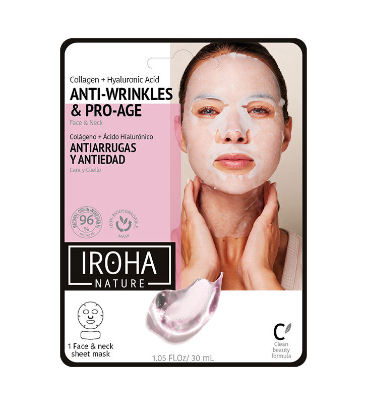 Mascarillas Cara y Cuello  Antiarrugas y antiedad - IROHA NATURE___7912___847828165