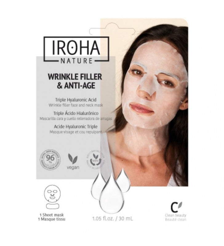 Facial masks. Wrinkle Filler & Anti -Age - IROHA NATURE thumbnail